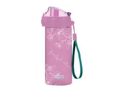 Láhev na pití Oxybag OXY CLICK 600 ml Floral