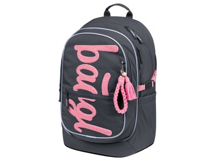 Školní batoh Baagl Core Logo růžový