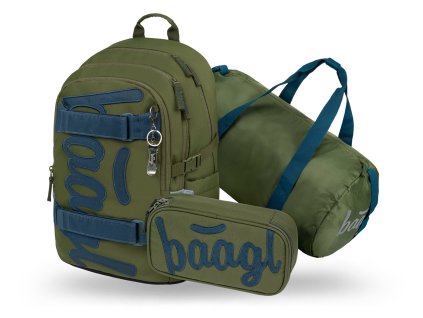 Školní set Skate Olive