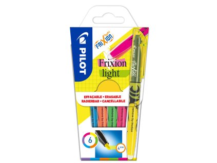 Pilot gumovací zvýrazňovače FriXion Light 6 ks – neonový mix