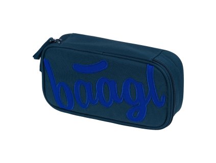 Školní penál Baagl etue Logo modrý