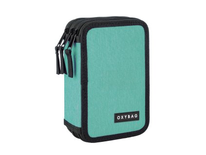 Školní penál 3 patra Oxybag UNICOLOR Mint