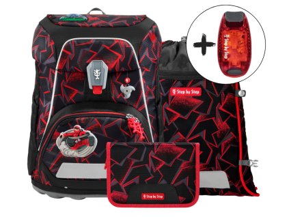 Školní set pro prvňáčky Step by Step FIT Ninja Yuma – 3 díly