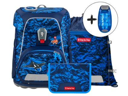 Školní set pro prvňáčky Step by Step FIT Manta Rio – 3 díly