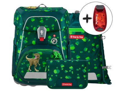 Školní set pro prvňáčky Step by Step FIT Dino Targo – 3 díly