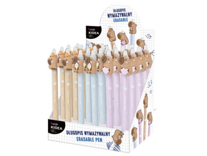 Gumovací propiska klikací Kapybara