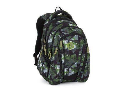 Studentský batoh Bagmaster BAG 26 A zeleno-šedý