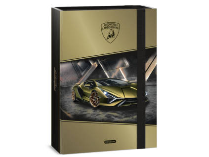 Box na sešity A4 Ars Una Lamborghini 26 zlatý