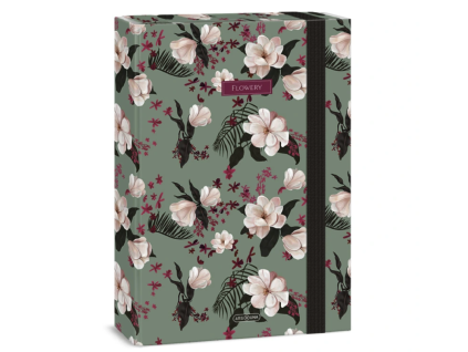 Box na sešity A4 Ars Una Flowery Green