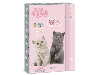 Box na sešity A4 Ars Una Cute Animals – Tea Party