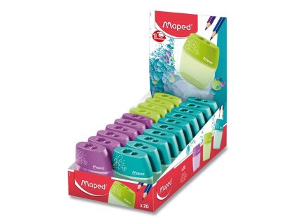 Ořezávátko Maped Shaker s odpadní nádobkou – 2 otvory