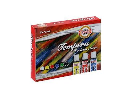 Barvy 10ml temperové 6 barev
