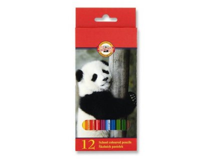 Pastelky 12 barev Koh-i-noor - ZVÍŘATA dlouhé
