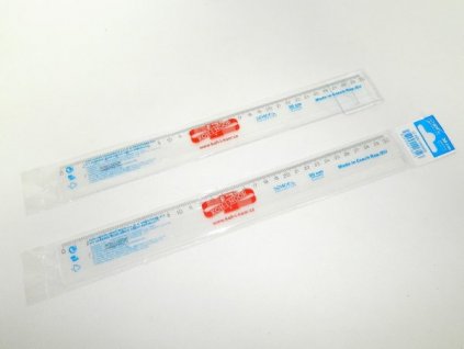 Pravítko 30 cm čiré