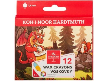voskovky wax crayon 12 ks