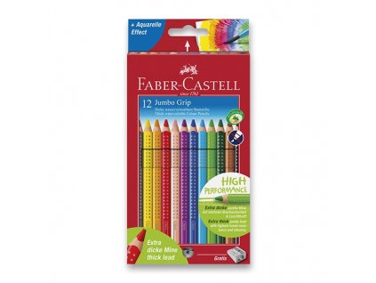 Pastelky Faber-Castell Colour Grip Jumbo - 12 barev