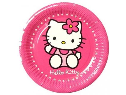 Párty talířky - Hello Kitty