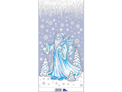 Sáček PE Mikuláš 20 x 40 + 5 cm