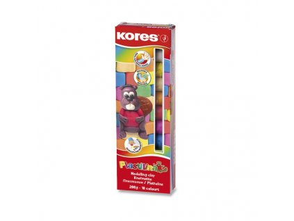 Kores modelína 10 barev v krabičce – 200 g