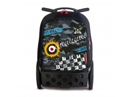 Školní taška na kolečkách Nikidom Roller Camo + DÁREK Sportovní vak Nikidom Roller Sportsbag