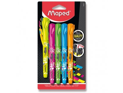 Zvýrazňovač Maped Fluo Peps Pen – sada 5 barev