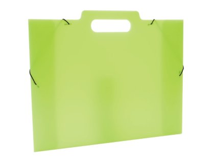 Složka na výkresy A3 s gumičkou – zelená Opaline Frosty
