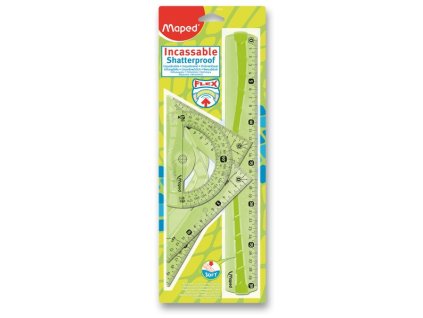 Sada pravítek Maped Unbreakable Maxi – 4dílná | e-prvnacek.cz