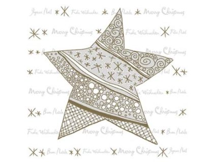 Vánoční ubrousky - 3-vrstvé