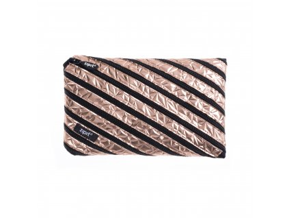 Zipit Metallic velký penál / pouzdro Bronze