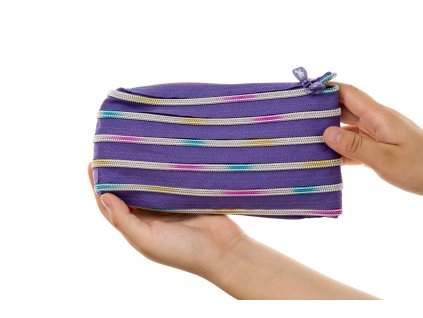 Zipit Rainbow penál Purple Lily & Rainbow Teeth