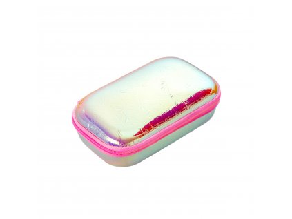 Školní penál - Zipit Metallic box Rainbow