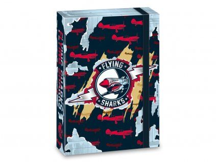 Box na sešity A4 Ars Una Flying Sharks