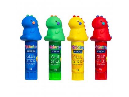 Colorino lepicí tyčinka Dinosauři 8 g – tuhé školní lepidlo