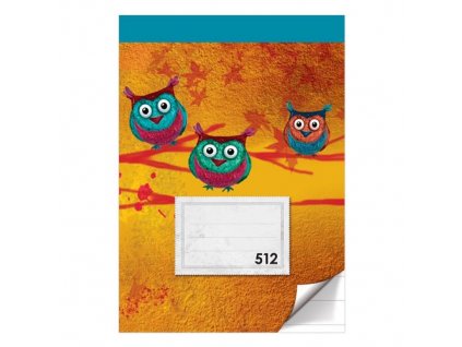 Sešit 512 A5 – linkovaný 10 listů (Junior)