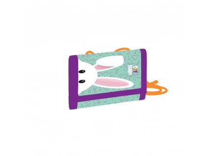 Dětská textilní peněženka Bunny se šňůrkou na krk