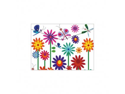 obal pp s patentkou a5 spring flowers