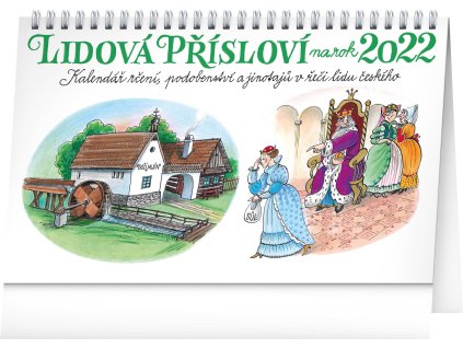 stolni kalendar lidova prislovi ii na rok 2022 kamila skopova 23 1 14 5 cm 109121 31