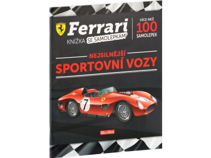 ferrari sportovni vozy kniha samolepek 7574 13