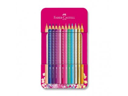 Pastelky Faber-Castell Sparkle - 12 BAREV
