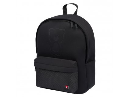 Černý batoh Baagl Teribear z neoprenového materiálu