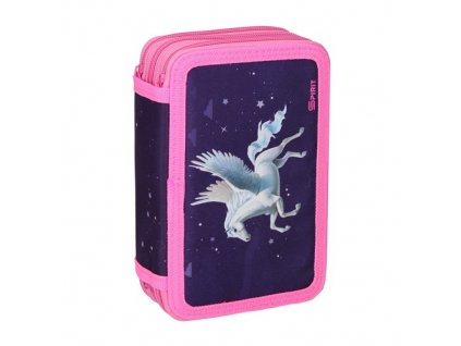 Školní penál Spirit 3D Pegasus – 3 patra s výbavou