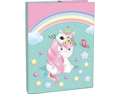 Box na sešity A5 Rainbow Unicorn