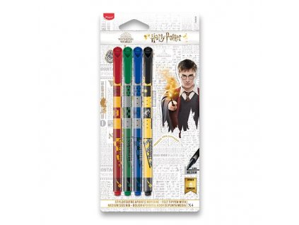 Dětské fixy Maped Harry Potter – sada 4 ks