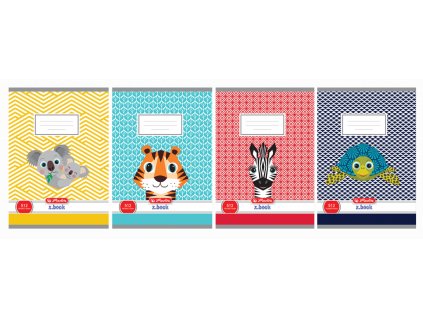 Sešit 512 - Herlitz - A5 linky - Cute animals