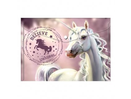 obal pp s patentkou a4 believe in unicorns