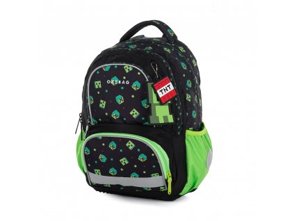 Školní batoh OXY NEXT Green Cube