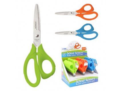 Dětské nůžky Junior 138 mm – ergonomické, mix barev