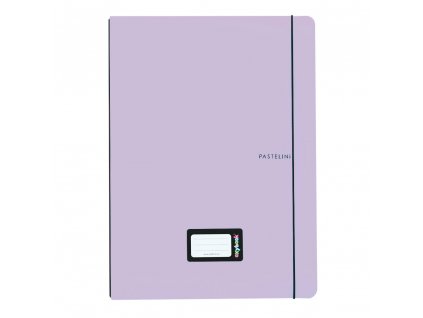Sešit s vyměnitelnou náplní Oxybook 544 PASTELINI fialová