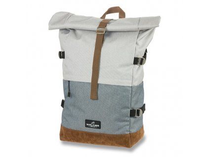 Školní a městský batoh Walker Roll-up Two Grey/Grey
