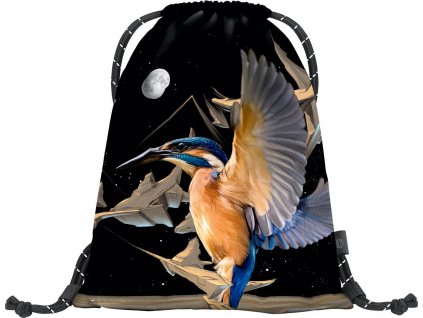 Sáček na záda Earth – Kingfisher by Caer8th (34 × 46 cm)